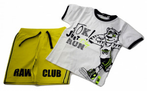 Tricou baieti , sarabanda , bumbac , alb