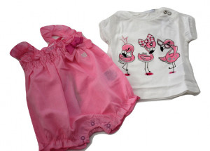 Tricou bebe fata , ido , bumbac