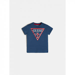 Tricou cu maneca scurta Guess de baieti din bumbac