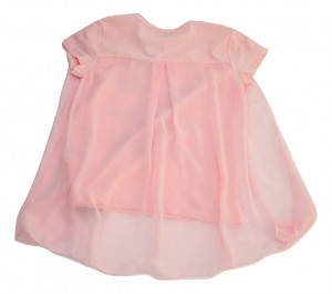 Tricou fete roz cu vual