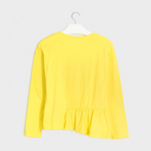 Bluza de bumbac Mayoral galbena