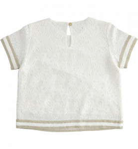 Bluza, ido, crem cu auriu