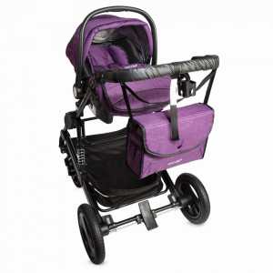 Carucior 3 in 1 transformabil Coccolle Oppa Violet