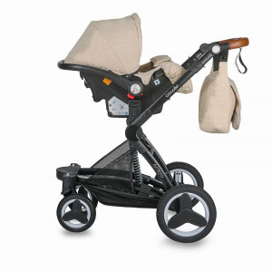 Cărucior transformabil 3 în1 Coccolle Ambra Safari Beige