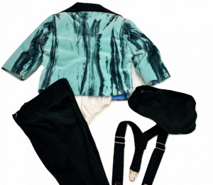 Costum botez Cristi, 6 piese