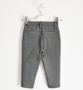 Pantalon de baiat elegant de baiat gri IDO