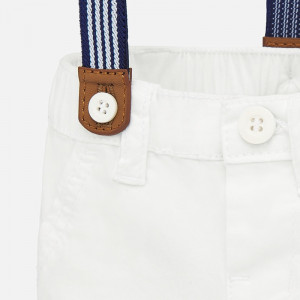 Pantaloni lungi bretele bebe baiat nou-nascut