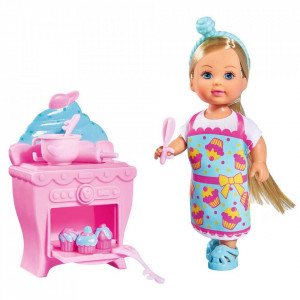 Papusa Simba Evi Love Sweet Bakery papusa 12 cm si accesorii