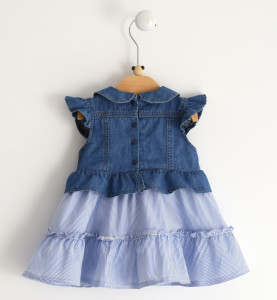 Rochiță din bumbac, blue jeans, Sarabanda