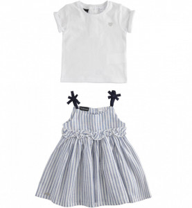 Sarafan Sarabanda in dungi cu tricou alb