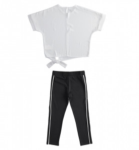 Set fata , Ido , bluza maneca scurta si colant