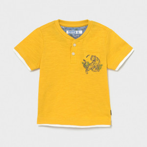 Tricou din bumbac galben , Mayoral pentru baieti