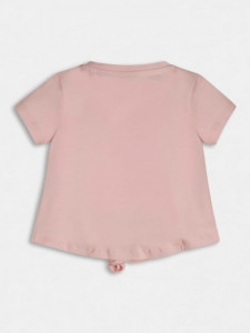 Tricou fete nou nascut din bumbac Guess