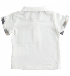 Tricou polo băiat nou născut din bumbac, Sarabanda