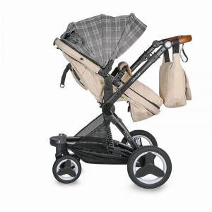 Cărucior transformabil 3 în1 Coccolle Ambra Safari Beige