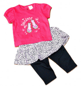 Costum bebe fata, bumbac