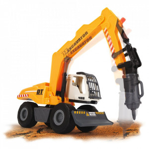 Excavator Dickie Toys DT 433 cu accesorii