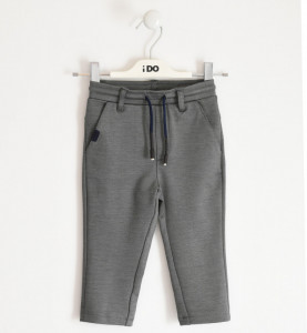 Pantalon de baiat elegant de baiat gri IDO