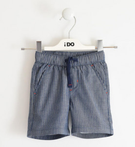 Pantaloni de blug cu dungi albe de baieti ido