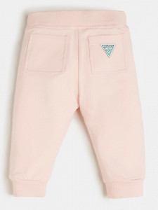 Pantaloni roz de trening de fete GUESS