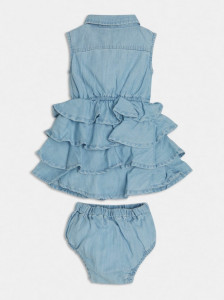 Rochita de blugi cu volanase Guess