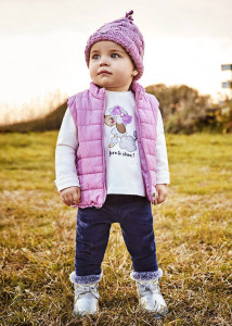 Set 3 piese leggings pentru bebe fată, Mayoral