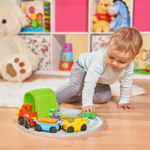 Set Simba Tren ABC Roll'n Rail cu sina circulara si accesorii