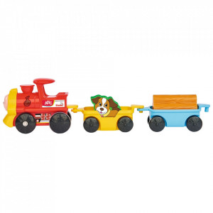 Set Simba Tren ABC Roll'n Rail cu sina circulara si accesorii