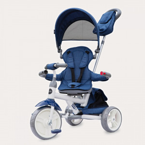 Tricicleta cu sezut reversibil Coccolle Evo (2019) Albastru