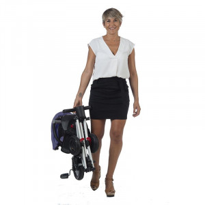 Tricicleta ultrapliabila Qplay Nova Air albastru inchis