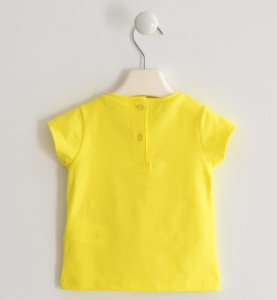 Tricou copii fete galben cu paiete, Sarabanda