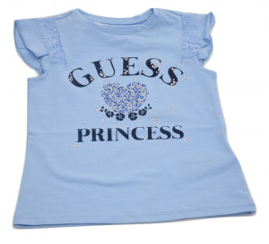 Tricou guess bleo, dantela