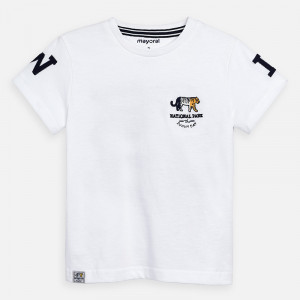 Tricou , Mayoral , maneca scrta , alb