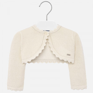 Bolero bebe fetita cu broderie