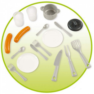 Bucatarie Smoby pentru casuta Jura Lodge cu accesorii
