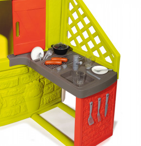 Bucatarie Smoby pentru casuta Jura Lodge cu accesorii