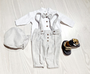 Costum gri argintiu din in Thomas