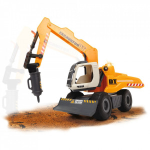 Excavator Dickie Toys DT 433 cu accesorii