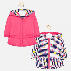 Geaca de fas reversibila bebe fetita nou-nascuta