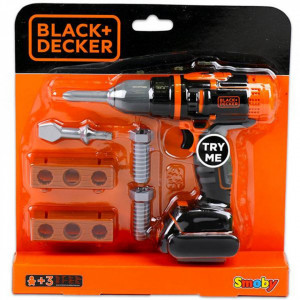 Jucarie Smoby Bormasina mecanica Black & Decker