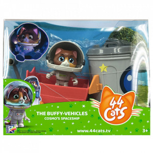 Masina Smoby 44 Cats cu figurina Cosmo 7,7 cm