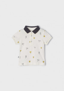 Polo imprimeu maneca scurta ECOFRIENDS bebe baiat Mayoral de la 1 la 3 ani