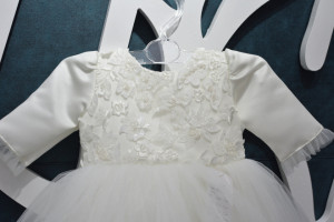 Rochie pentru botez Caroline cu trusou si lumanare