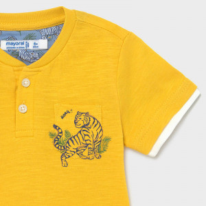 Tricou din bumbac galben , Mayoral pentru baieti