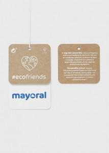 Tricou ECOFRIENDS alb, cu mânecă lungă și cu inimioară, fată, Mayoral