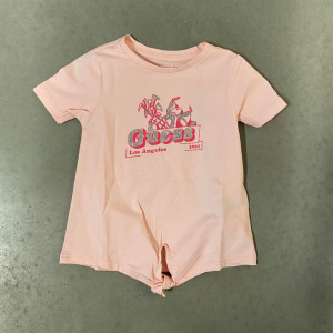 Tricou fete nou nascut din bumbac Guess