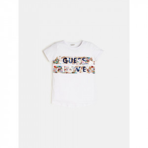 Tricou Guess cu paiete multicolore