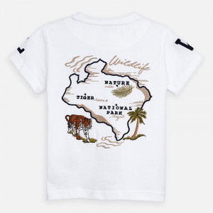 Tricou , Mayoral , maneca scrta , alb