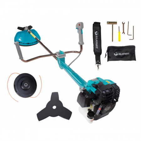 Motocoasa de umar Elefant MK-3800, 5.7 CP, 12000 rot/min, 3 moduri de taiere, disc Vidia, motocositoare pe benzina