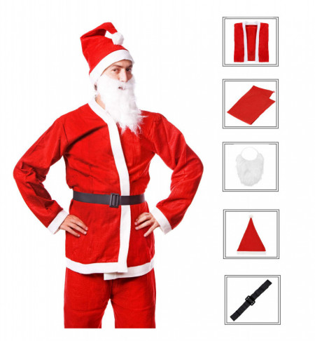 Costum Mos-Craciun pentru adulti